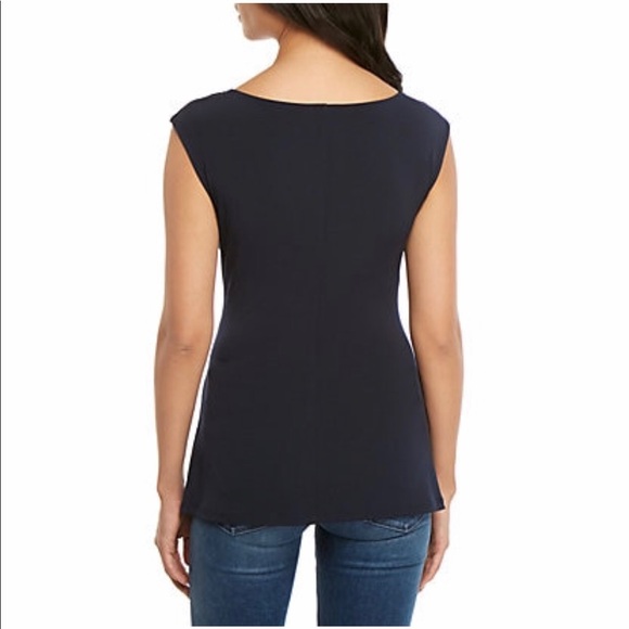 NWT The Limited Navy Blue Blouse - Picture 2 of 4